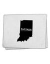 Indiana - United States Shape 11&#x22;x18&#x22; Dish Fingertip Towel-Fingertip Towel-TooLoud-White-Davson Sales