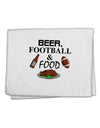 Beer Football Food 11&#x22;x18&#x22; Dish Fingertip Towel-Fingertip Towel-TooLoud-White-Davson Sales