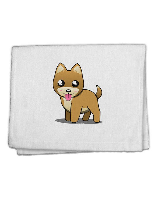 Kawaii Standing Puppy 11&#x22;x18&#x22; Dish Fingertip Towel-Fingertip Towel-TooLoud-White-Davson Sales