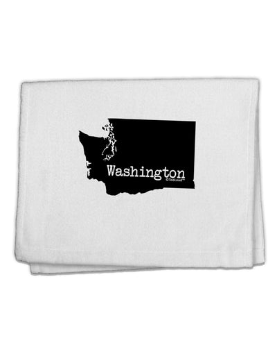 Washington - United States Shape 11&#x22;x18&#x22; Dish Fingertip Towel-Fingertip Towel-TooLoud-White-Davson Sales