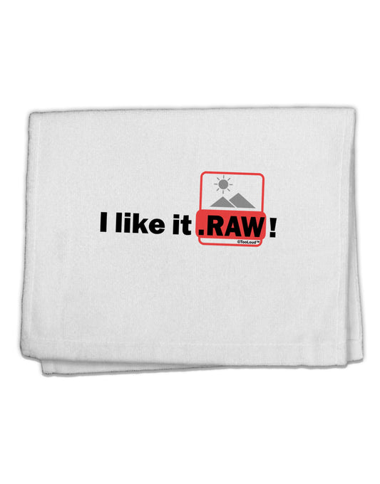 I Like It RAW 11&#x22;x18&#x22; Dish Fingertip Towel by TooLoud-Fingertip Towel-TooLoud-White-Davson Sales