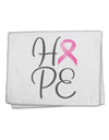 Hope - Breast Cancer Awareness Ribbon 11&#x22;x18&#x22; Dish Fingertip Towel-Fingertip Towel-TooLoud-White-Davson Sales