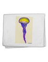 Jellyfish Outlined in Purple Watercolor 11&#x22;x18&#x22; Dish Fingertip Towel-Fingertip Towel-TooLoud-White-Davson Sales