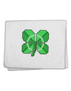 Pixel Four Leaf Clover 11&#x22;x18&#x22; Dish Fingertip Towel-Fingertip Towel-TooLoud-White-Davson Sales