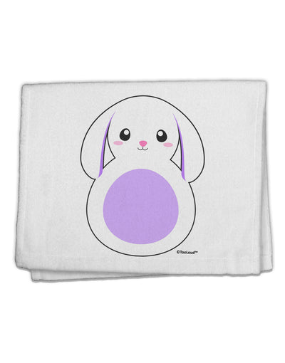 Cute Bunny with Floppy Ears - Purple 11&#x22;x18&#x22; Dish Fingertip Towel by TooLoud-Fingertip Towel-TooLoud-White-Davson Sales