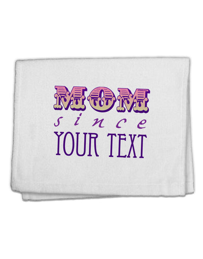 Personalized Mom Since ___ 11&#x22;x18&#x22; Dish Fingertip Towel-Fingertip Towel-TooLoud-White-Davson Sales