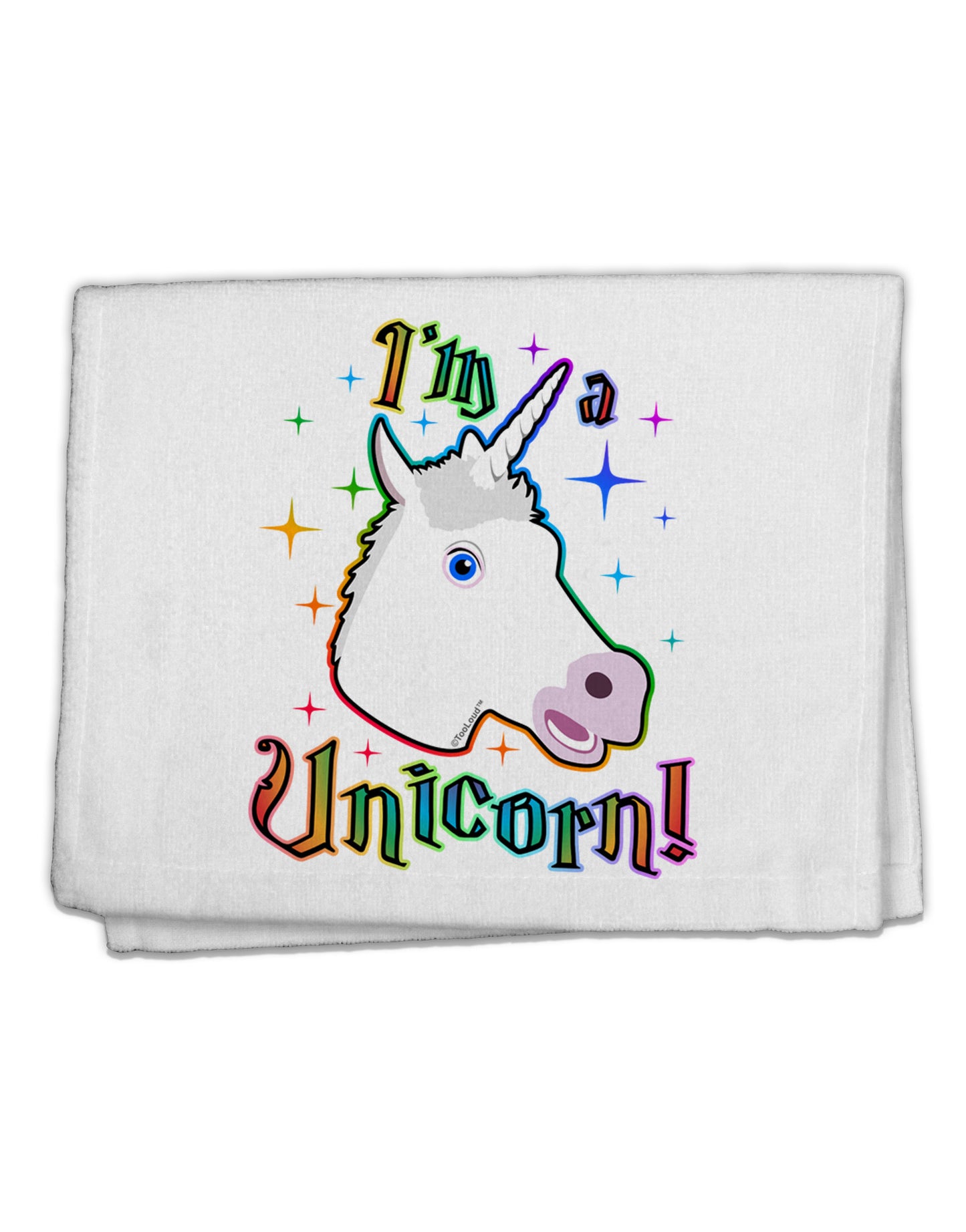 I'm a Unicorn 11&#x22;x18&#x22; Dish Fingertip Towel-Fingertip Towel-TooLoud-White-Davson Sales