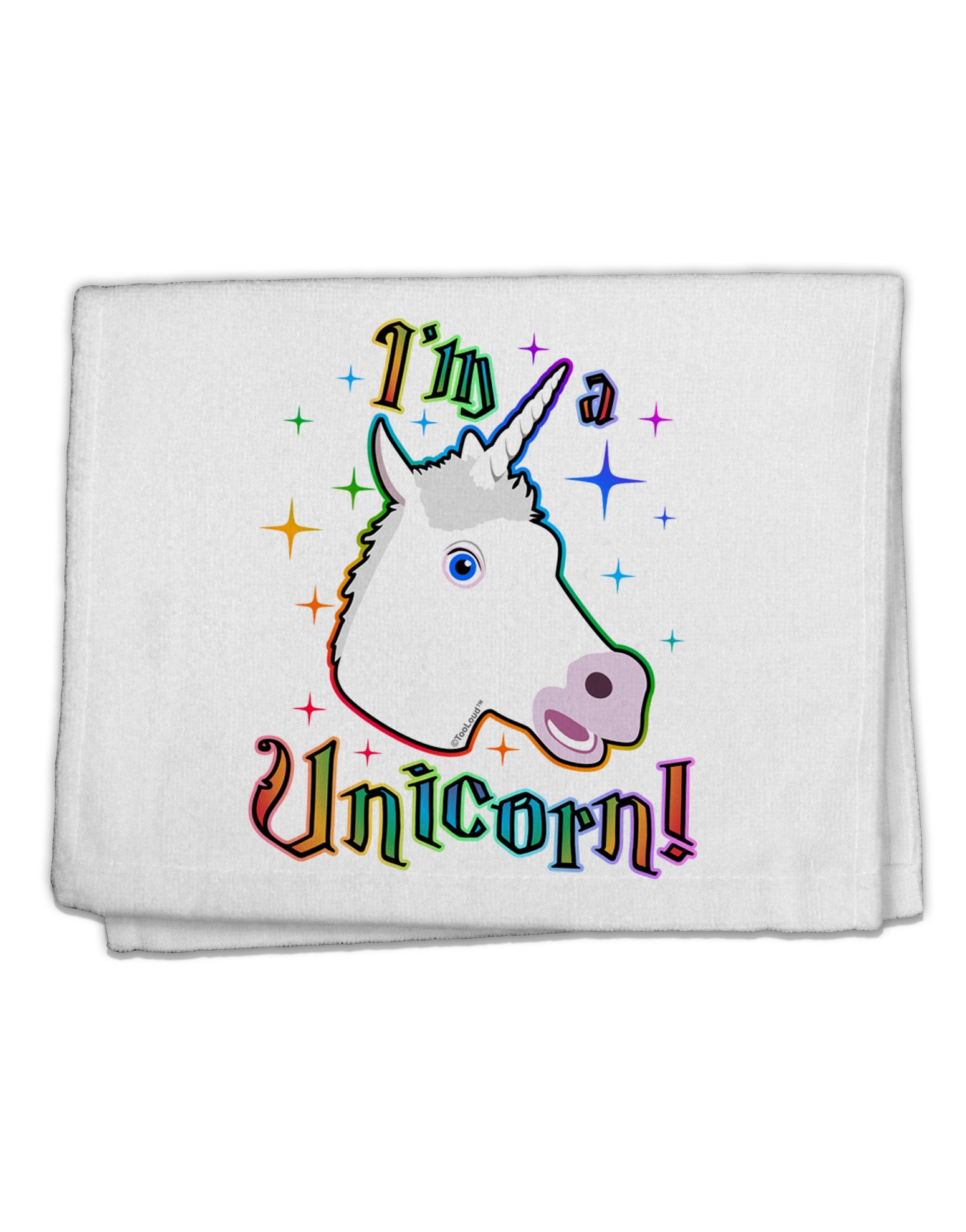 I'm a Unicorn 11&#x22;x18&#x22; Dish Fingertip Towel-Fingertip Towel-TooLoud-White-Davson Sales