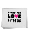 Stand For Love Pink Heart 11&#x22;x18&#x22; Dish Fingertip Towel-Fingertip Towel-TooLoud-White-Davson Sales