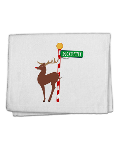 Rudolf Ratchet Reindeer Color 11&#x22;x18&#x22; Dish Fingertip Towel-Fingertip Towel-TooLoud-White-Davson Sales