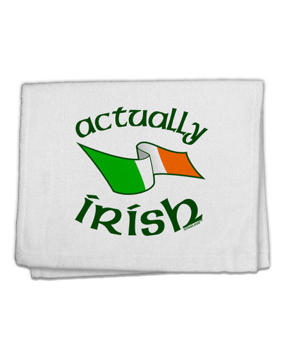 Actually Irish 11&#x22;x18&#x22; Dish Fingertip Towel-Fingertip Towel-TooLoud-White-Davson Sales