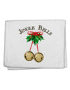 Jingle Bells 11&#x22;x18&#x22; Dish Fingertip Towel by TooLoud-Fingertip Towel-TooLoud-White-Davson Sales