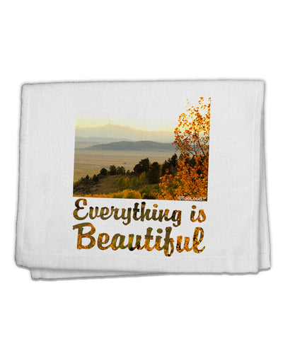 Everything is Beautiful - Sunrise 11&#x22;x18&#x22; Dish Fingertip Towel by TooLoud-TooLoud-White-Davson Sales