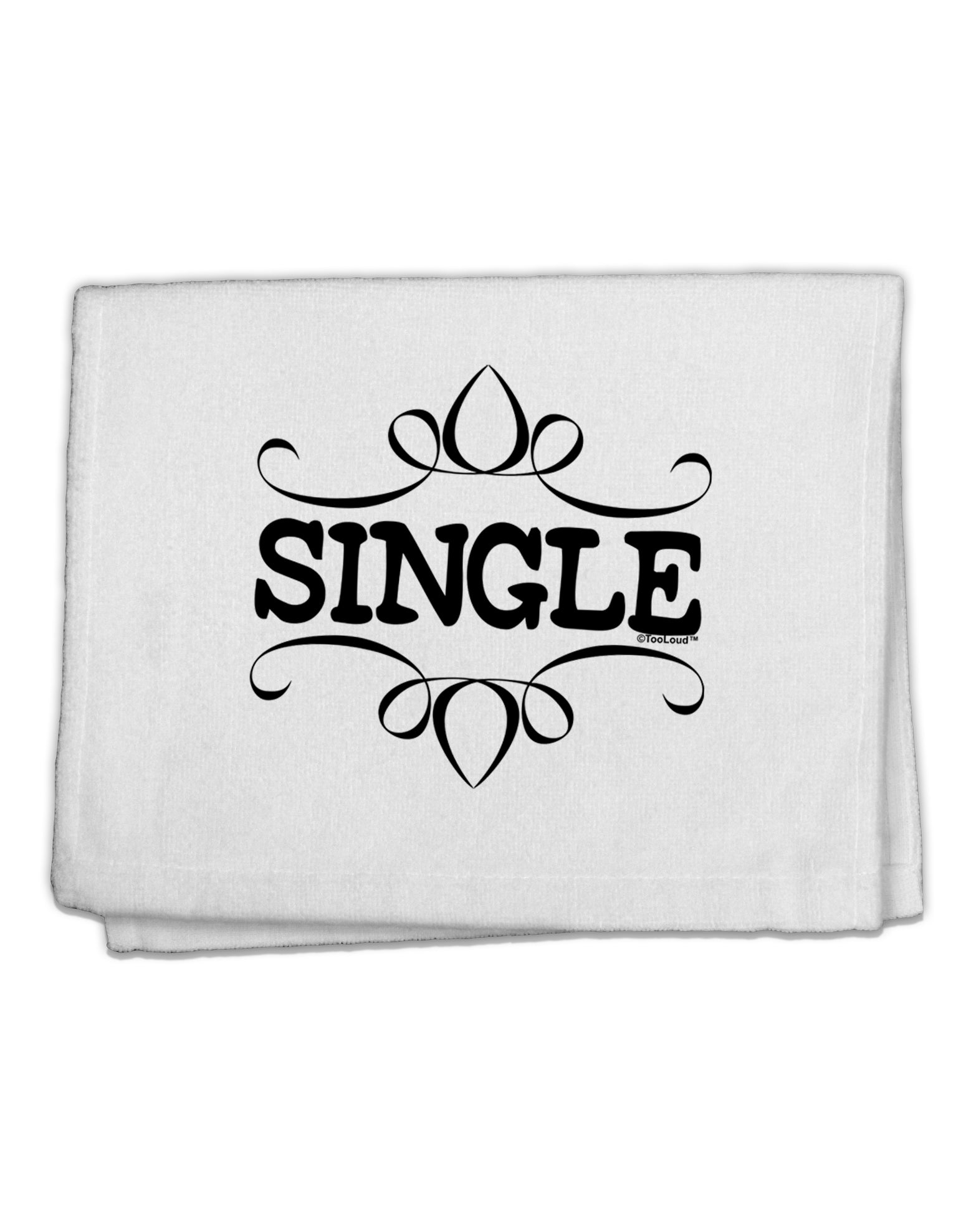 Single 11&#x22;x18&#x22; Dish Fingertip Towel by TooLoud-TooLoud-White-Davson Sales