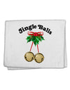 Jingle Balls with Text 11&#x22;x18&#x22; Dish Fingertip Towel-Fingertip Towel-TooLoud-White-Davson Sales