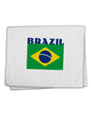 Brazil Flag 11&#x22;x18&#x22; Dish Fingertip Towel-Fingertip Towel-TooLoud-White-Davson Sales