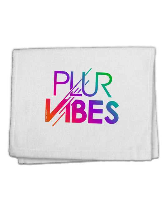 PLUR Vibes 11&#x22;x18&#x22; Dish Fingertip Towel-Fingertip Towel-TooLoud-White-Davson Sales