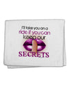 If You Can Keep Our Secrets 11&#x22;x18&#x22; Dish Fingertip Towel-Fingertip Towel-TooLoud-White-Davson Sales