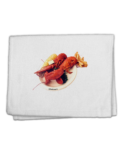 Lobster Plate 11&#x22;x18&#x22; Dish Fingertip Towel-Fingertip Towel-TooLoud-White-Davson Sales