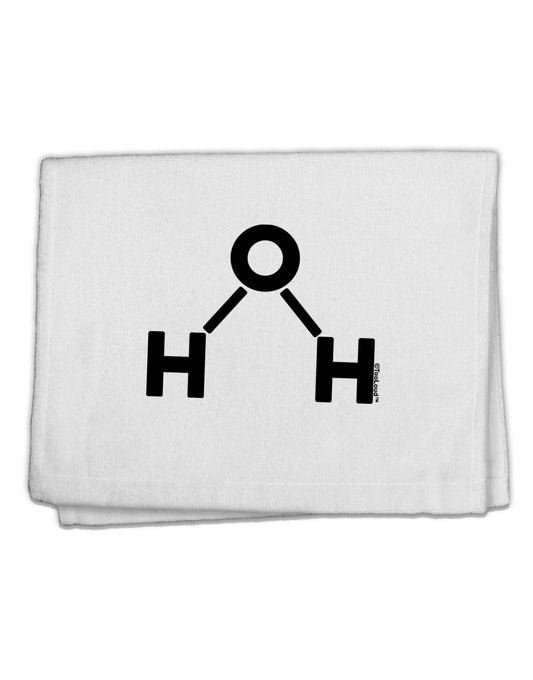 Water Molecule Text 11&#x22;x18&#x22; Dish Fingertip Towel by TooLoud-Fingertip Towel-TooLoud-White-Davson Sales