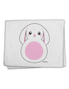 TooLoud Cute Bunny with Floppy Ears - Pink 11&#x22;x18&#x22; Dish Fingertip Towel-Fingertip Towel-TooLoud-White-Davson Sales