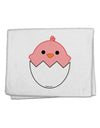 Cute Hatching Chick - Pink 11&#x22;x18&#x22; Dish Fingertip Towel by TooLoud-Fingertip Towel-TooLoud-White-Davson Sales