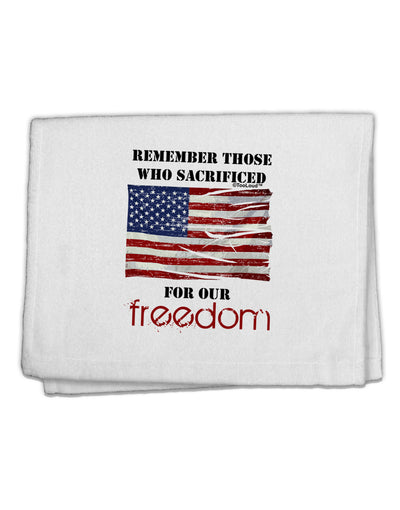 Remember - Veterans 11&#x22;x18&#x22; Dish Fingertip Towel-Fingertip Towel-TooLoud-White-Davson Sales