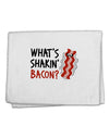 What's Shakin' Bacon 11&#x22;x18&#x22; Dish Fingertip Towel-Fingertip Towel-TooLoud-White-Davson Sales