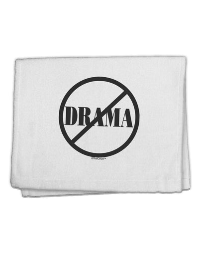 No Drama Allowed 11&#x22;x18&#x22; Dish Fingertip Towel-Fingertip Towel-TooLoud-White-Davson Sales