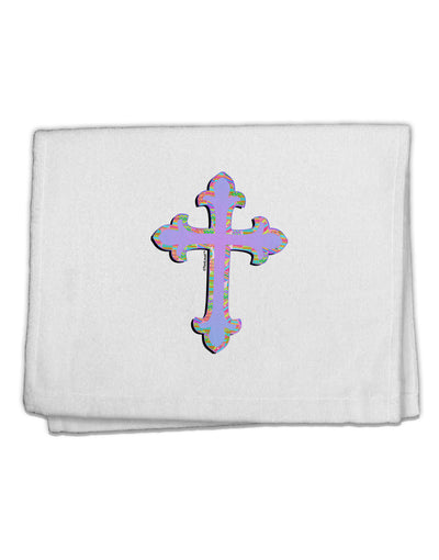 Easter Color Cross 11&#x22;x18&#x22; Dish Fingertip Towel-Fingertip Towel-TooLoud-White-Davson Sales