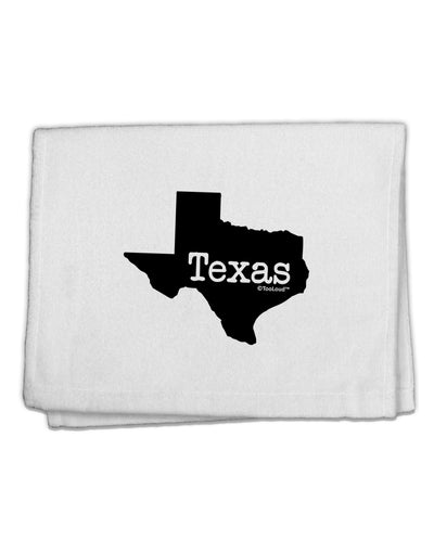 Texas - United States Shape 11&#x22;x18&#x22; Dish Fingertip Towel by TooLoud-Fingertip Towel-TooLoud-White-Davson Sales