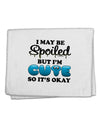 Spoiled But Cute Blue 11&#x22;x18&#x22; Dish Fingertip Towel-Fingertip Towel-TooLoud-White-Davson Sales