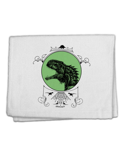 Jurassic Dinosaur Face 11&#x22;x18&#x22; Dish Fingertip Towel by TooLoud-Fingertip Towel-TooLoud-White-Davson Sales