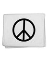 Peace Sign Symbol 11&#x22;x18&#x22; Dish Fingertip Towel-Fingertip Towel-TooLoud-White-Davson Sales