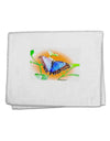 Blue Watercolor Butterfly 11&#x22;x18&#x22; Dish Fingertip Towel-Fingertip Towel-TooLoud-White-Davson Sales