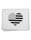 American Flag Heart Design - Stamp Style 11&#x22;x18&#x22; Dish Fingertip Towel by TooLoud-Fingertip Towel-TooLoud-White-Davson Sales