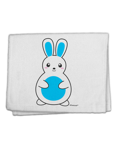 Cute Easter Bunny - Blue 11&#x22;x18&#x22; Dish Fingertip Towel by TooLoud-Fingertip Towel-TooLoud-White-Davson Sales