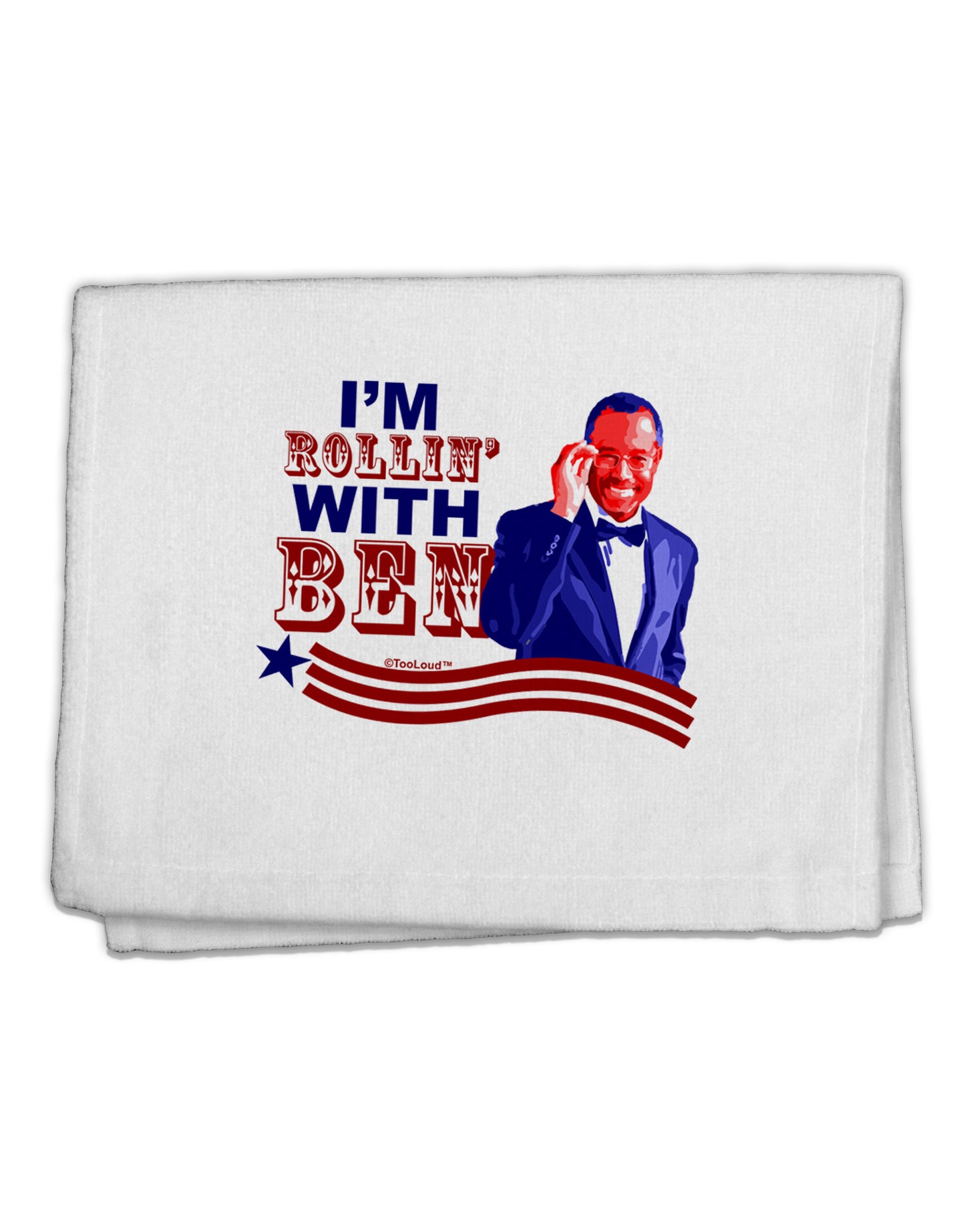 Rollin' With Ben 11&#x22;x18&#x22; Dish Fingertip Towel-Fingertip Towel-TooLoud-White-Davson Sales