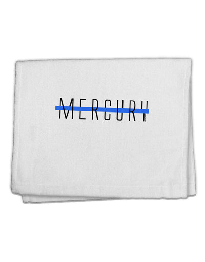 Planet Mercury Text Only 11&#x22;x18&#x22; Dish Fingertip Towel by TooLoud-Fingertip Towel-TooLoud-White-Davson Sales