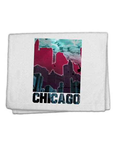 Chicago Abstract 2 11&#x22;x18&#x22; Dish Fingertip Towel-Fingertip Towel-TooLoud-White-Davson Sales