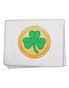 Shamrock Button Vector Design 11&#x22;x18&#x22; Dish Fingertip Towel by TooLoud-Fingertip Towel-TooLoud-White-Davson Sales