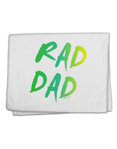 Rad Dad Design - 80s Neon 11&#x22;x18&#x22; Dish Fingertip Towel-Fingertip Towel-TooLoud-White-Davson Sales