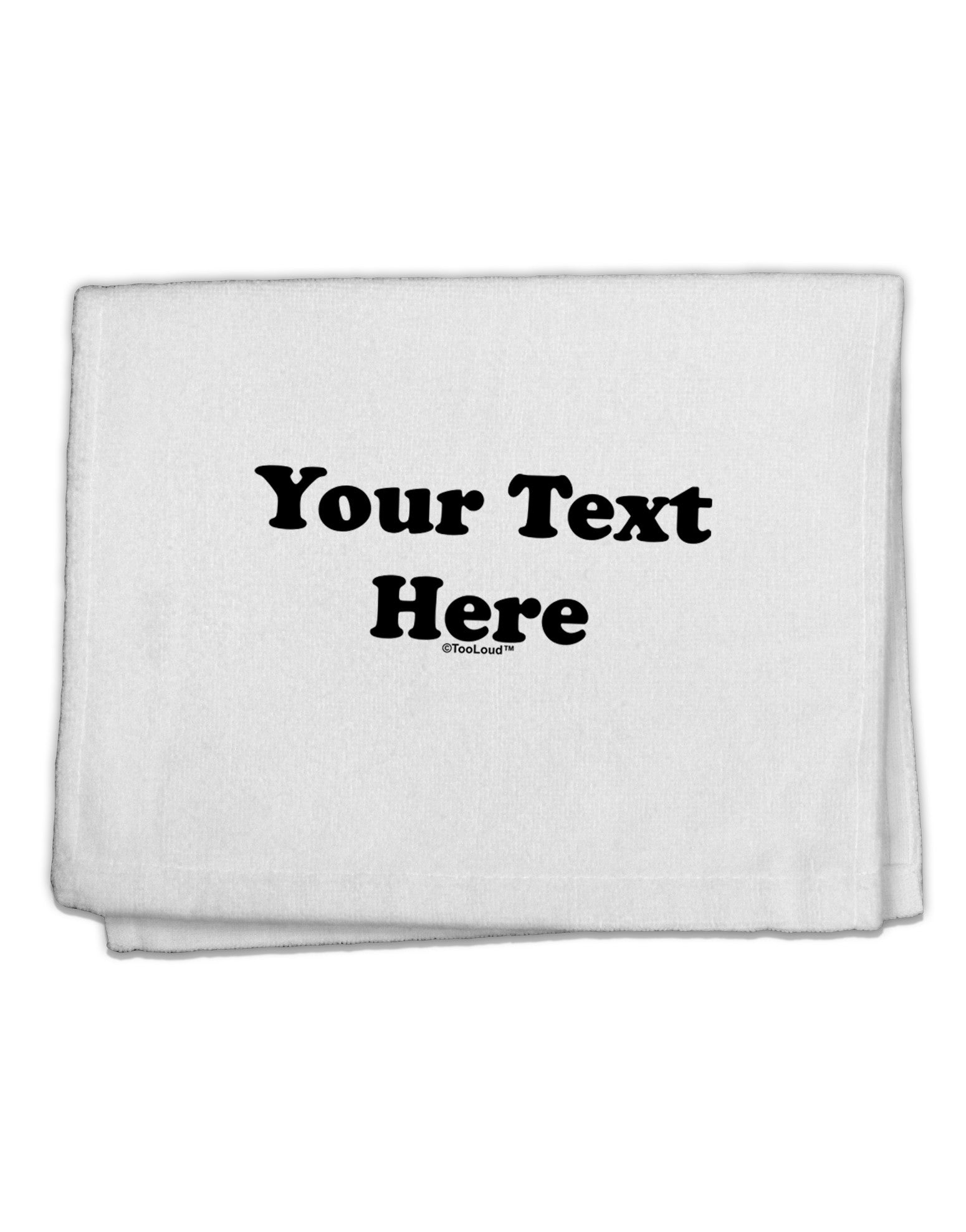 Enter Your Own Words Customized Text 11&#x22;x18&#x22; Dish Fingertip Towel-Fingertip Towel-TooLoud-White-Davson Sales
