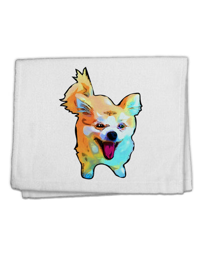 Cartoon Pomeranian 11&#x22;x18&#x22; Dish Fingertip Towel-Fingertip Towel-TooLoud-White-Davson Sales