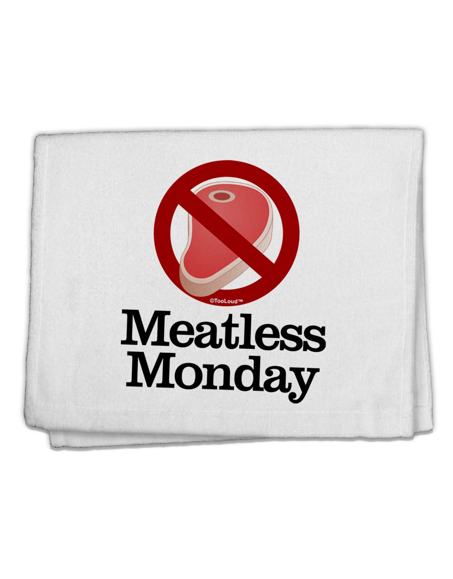 Meatless Monday 11&#x22;x18&#x22; Dish Fingertip Towel by TooLoud-Fingertip Towel-TooLoud-White-Davson Sales