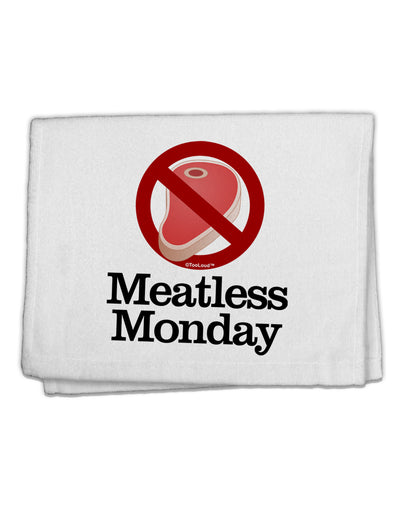 Meatless Monday 11&#x22;x18&#x22; Dish Fingertip Towel by TooLoud-Fingertip Towel-TooLoud-White-Davson Sales