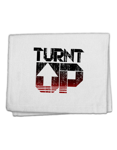 Turnt Up Distressed 11&#x22;x18&#x22; Dish Fingertip Towel-Fingertip Towel-TooLoud-White-Davson Sales