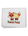 Cute Taco Fox Text 11&#x22;x18&#x22; Dish Fingertip Towel-Fingertip Towel-TooLoud-White-Davson Sales