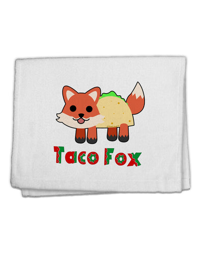 Cute Taco Fox Text 11&#x22;x18&#x22; Dish Fingertip Towel-Fingertip Towel-TooLoud-White-Davson Sales