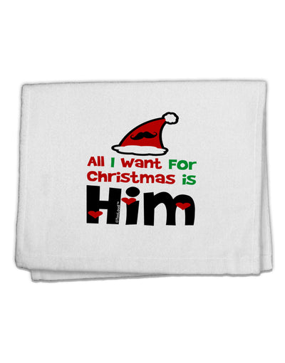 All I Want is Him Matching His & Hers 11&#x22;x18&#x22; Dish Fingertip Towel-Fingertip Towel-TooLoud-White-Davson Sales